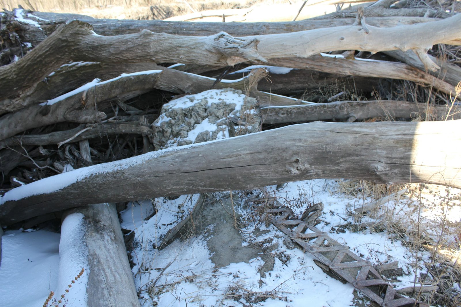 Cutoff columns from previous bridge